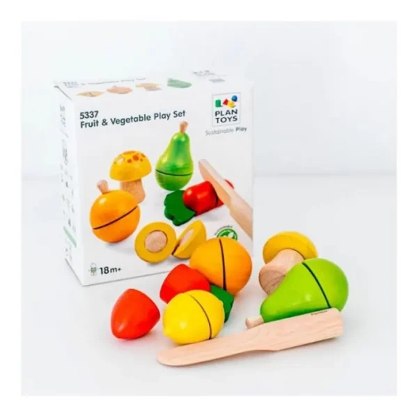 Fruits et légumes en bois, Plan Toys