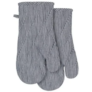 2 gants de cuisine Lina Stripe Navy, Ladelle