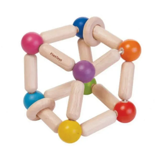 Hochet cube souple, Plan Toys