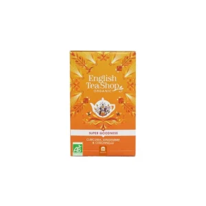 Infusion Bio Curcuma, Gingembre et Citronnelle 20 sachets, English Tea Shop