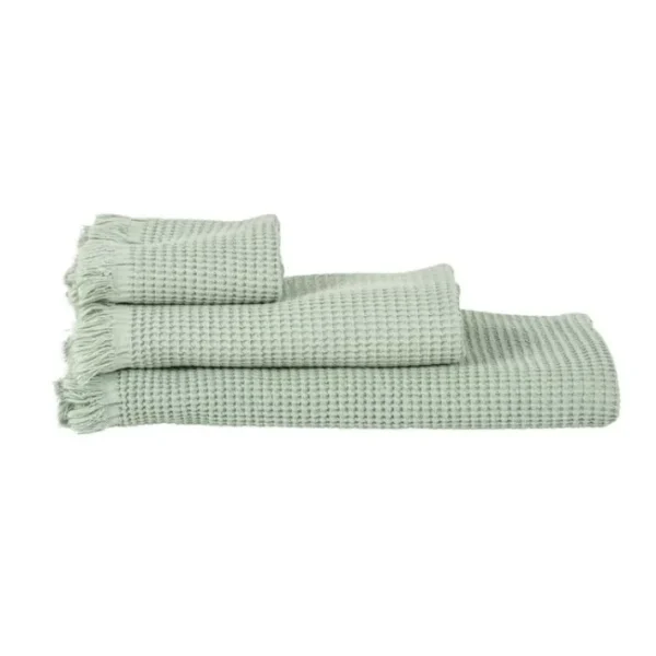 Linge de toilette Timor Céladon, Haomy