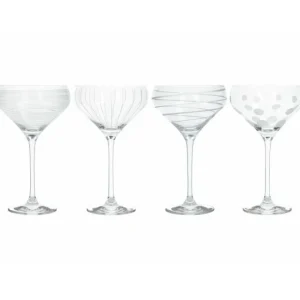 Lot de 4 coupes à champagne Cheers, Mikasa