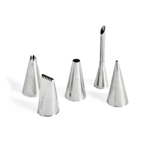 Lot de 5 douilles inox assorties, De Buyer