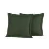 Lot de 2 taies d'oreiller Soft Percale Eucalyptus, Sensei