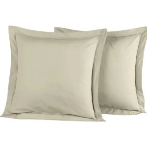 Lot de 2 taies d'oreiller Soft Percale Ficelle, Sensei