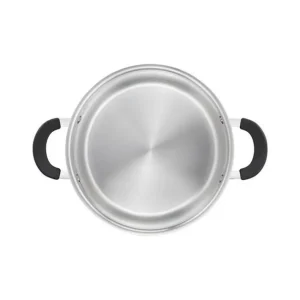 Marmite inox 24 cm Tempra avec couvercle, Lagostina