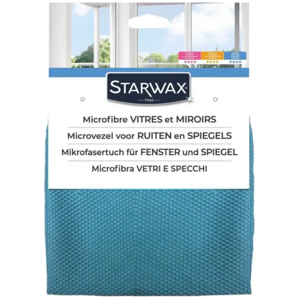 Microfibre Vitres et Miroirs, Starwax