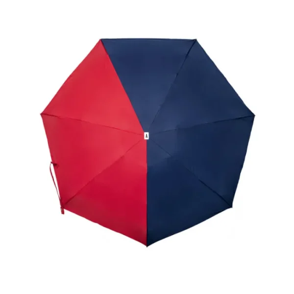 Micro-parapluie Bicolore Bleu Nuit Rouge Emile, Anatole