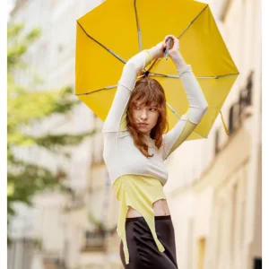 Micro-parapluie Jaune antique Odette, Anatole