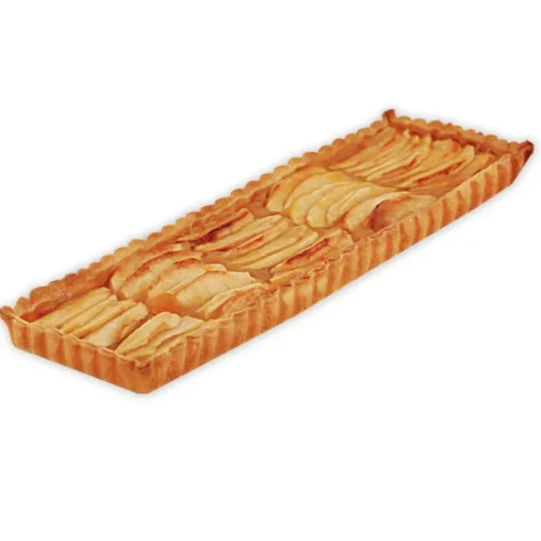 Moule à tarte maison rectangle cannelé en Fer blanc, Gobel