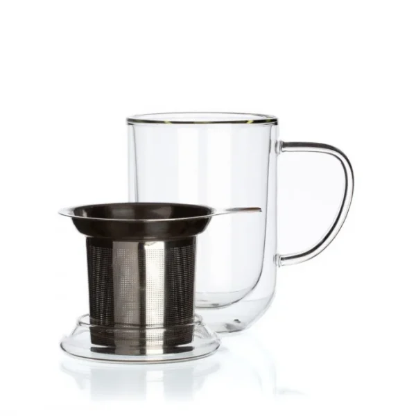 Mug Verre double Paroi Downtown, Dammann Frères