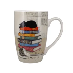 Mug XL 49 cl Bug Art Chat Livres, Kiub