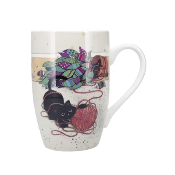 Mug XL 49 cl Bug Art Chat Pelote, Kiub