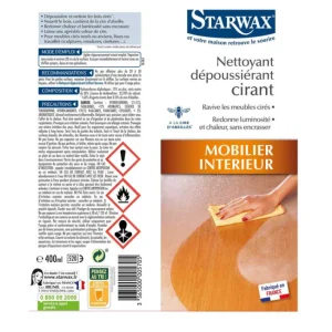 Nettoyant dépoussiérant cirant, Starwax