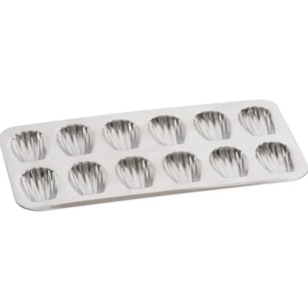 Plaque 12 madeleines en fer blanc, Gobel