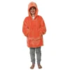 Poncho polaire pour enfant à capuche Ginger Corail, Sensei