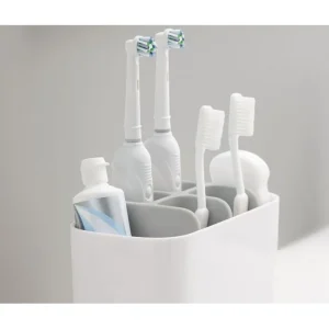 Porte-brosse à dents EasyStore Gris, Joseph Joseph