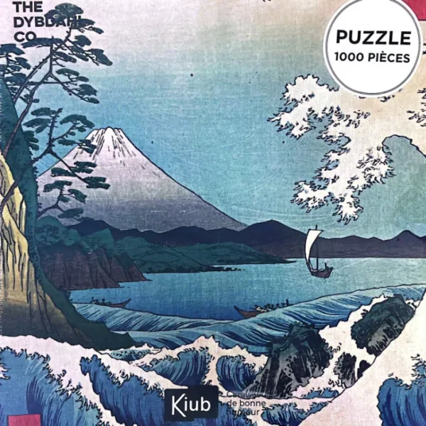 Puzzle de 1000 pièces Mont Fuji et les Vagues, Kiub