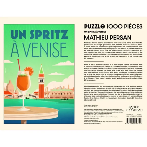 Puzzle Un Spritz à Venise, Hachette