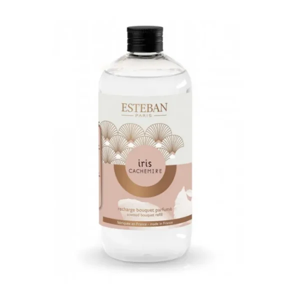 Recharge bouquet parfumé 500ml Iris Cachemire, Esteban