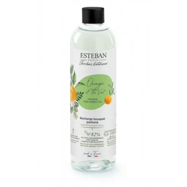 Recharge de bouquet parfumé 250 ml Orange et Thé vert, Esteban