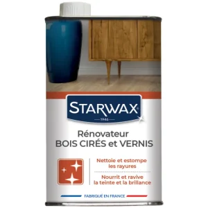 Rénovateur bois cirés et vernis pour mobilier intérieur, Starwax