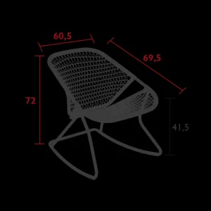 Rocking Chair Sixties, Fermob