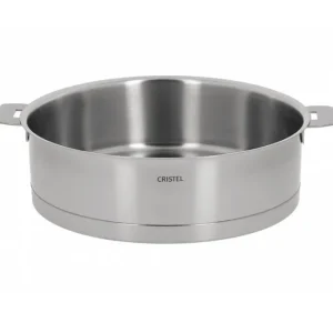 Sauteuse 26cm inox strate amovible, Cristel