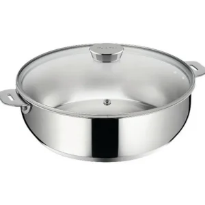 Sauteuse inox avec couvercle Salvaspazio+, Lagostina