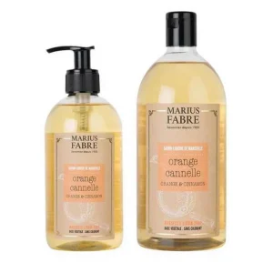 Savon liquide de Marseille Orange Cannelle, Marius Fabre