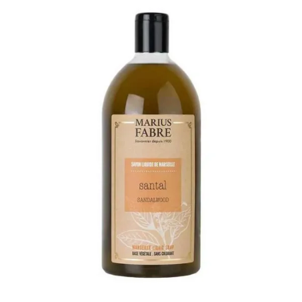 Savon liquide de Marseille Santal, Marius Fabre