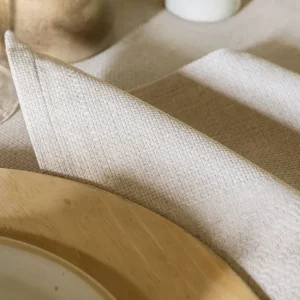 Serviette de table Slow Life Re-use Bois, Le Jacquard Français