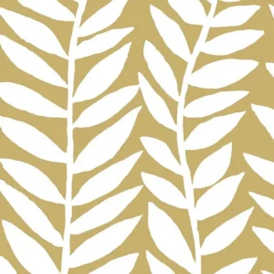 20 serviettes en papier Botanique d'Or, PaperProduct Design