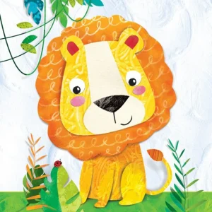 20 serviettes en papier Happy Lion, PaperProduct Design