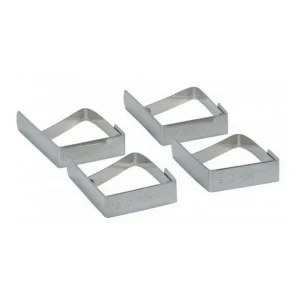 Set de 4 pinces nappe Clip Inox, Kitchencraft