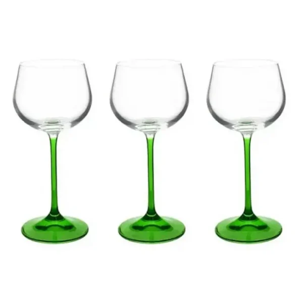 Set de 3 verres à vin du Rhin, Novastyl