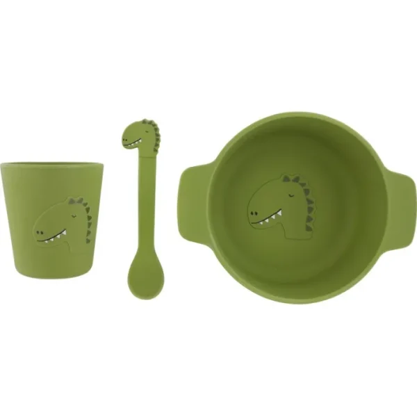 Set repas silicone Mr Dino, Trixie