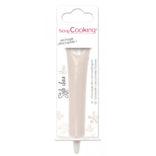 Stylo goût choco blanc, ScrapCooking