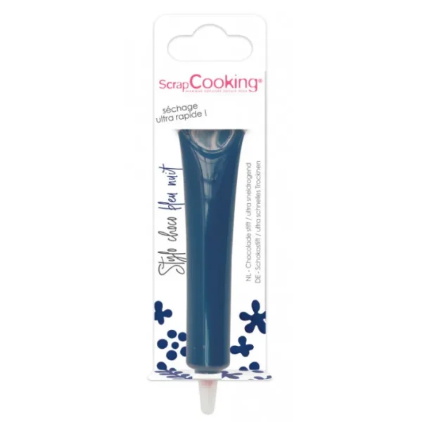 Stylo goût choco Bleu Nuit, ScrapCooking