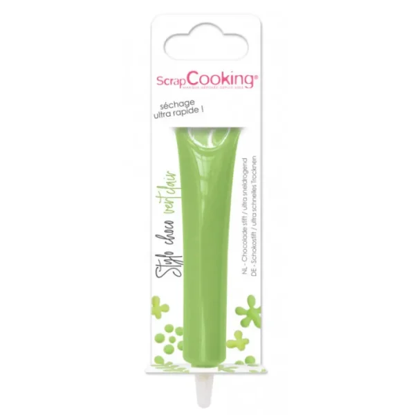 Stylo goût choco Vert clair, ScrapCooking