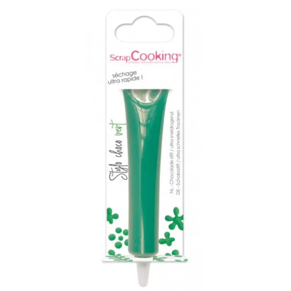 Stylo goût choco Vert, ScrapCooking