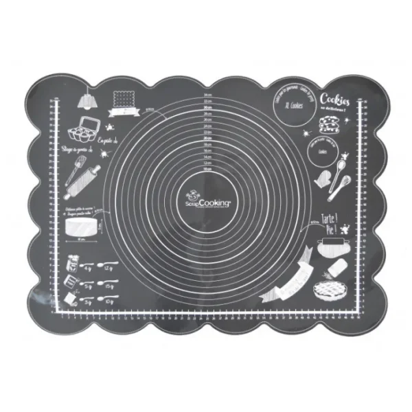 Tapis pâtissier silicone, ScrapCooking