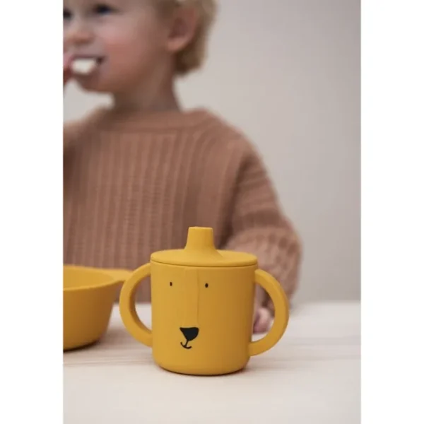 Tasse d'apprentissage silicone Mr Lion, Trixie