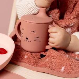 Tasse d'apprentissage silicone Mrs Cat, Trixie