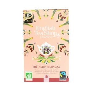 Thé Noir Bio Tropical 20 sachets, English Tea Shop