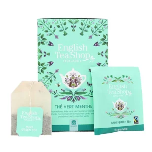 Thé Vert Bio Menthe 20 sachets, English Tea Shop