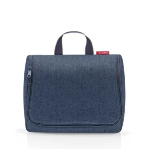 Toiletbag XL Herringbone Dark Blue, Reisenthel