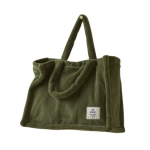 Tote bag polaire Kaki, Sylvie Thiriez