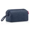 Trousse de toilette Travelcosmetic Herringbone Dark Blue, Reisenthel