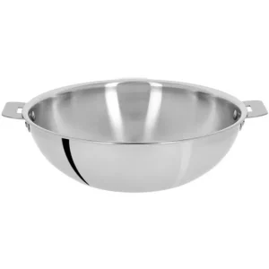 Wok 24cm amovible inox Casteline, Cristel